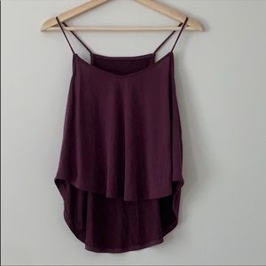 Purple silence and noise tank